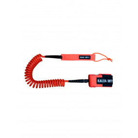 Coiled anckle leash