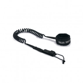 Coiled anckle leash